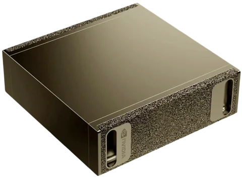NVIDIA DGX Spark, goldenes Kompaktgehäuse